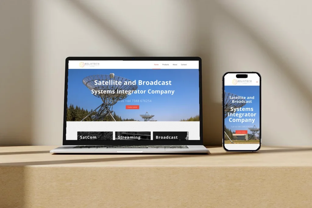 Belistech web sitesi tasarımı