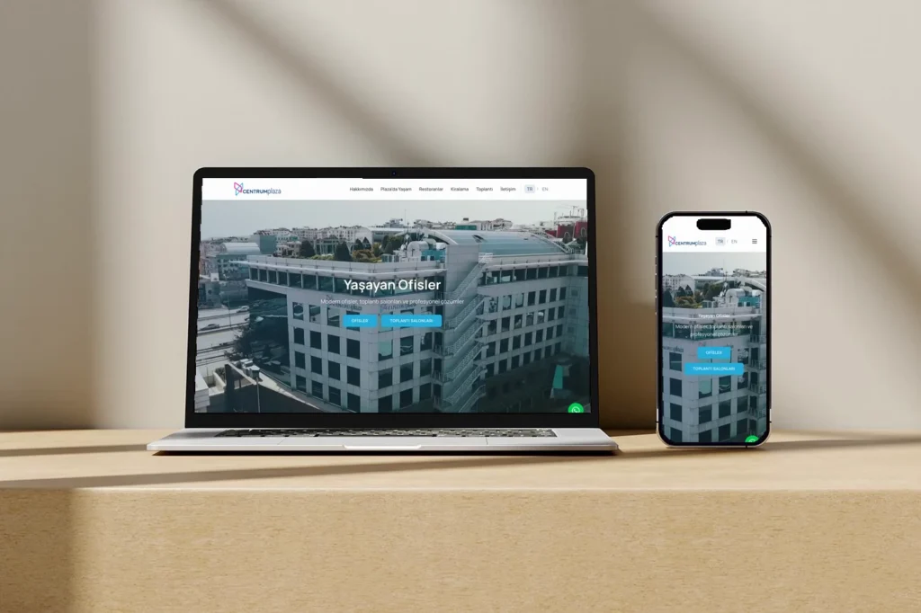 Centrum Plaza web sitesi tasarımı