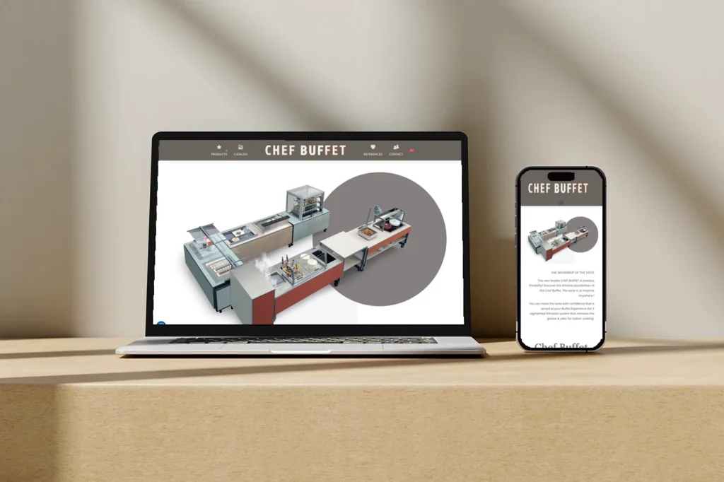 Chef Buffet web sitesi tasarımı