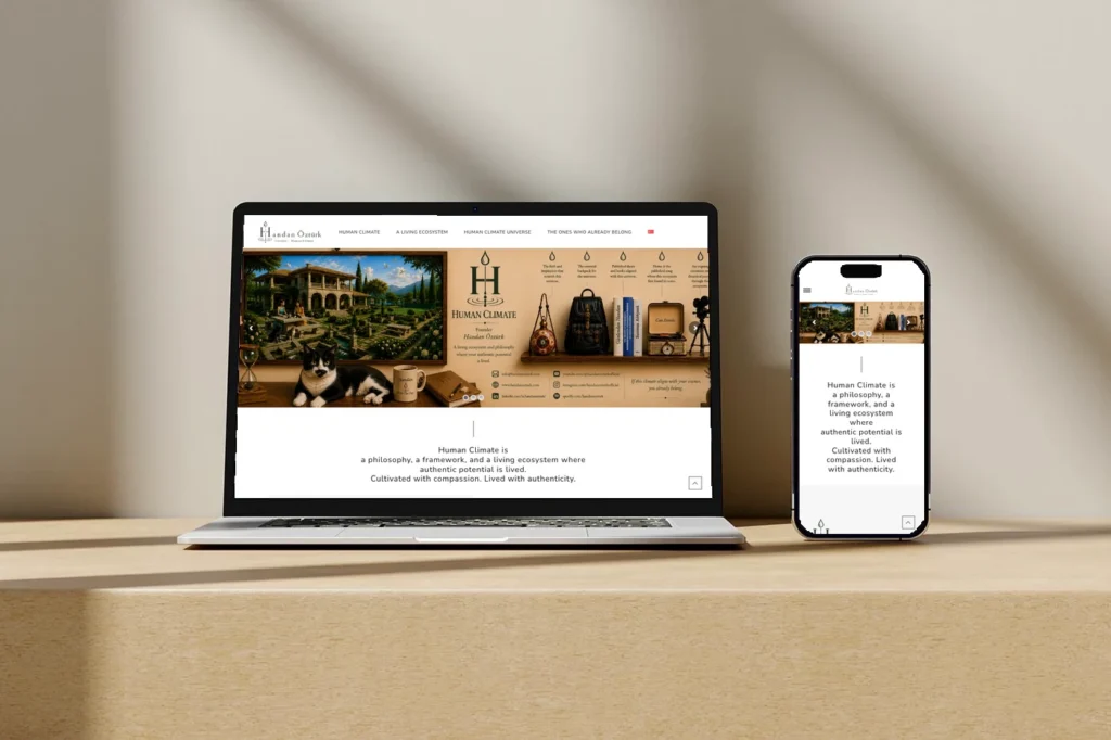 Handan Öztürk web sitesi tasarımı
