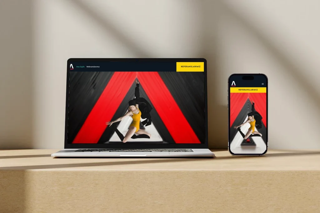 Leapst TR web sitesi tasarımı