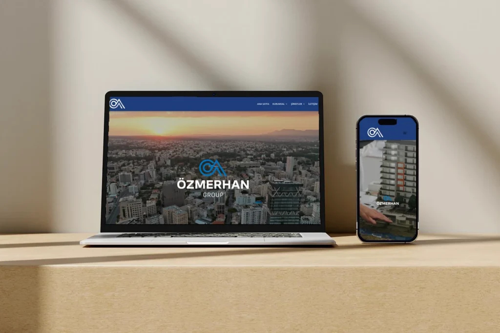 Özmerhan Şirketler Grubu web sitesi tasarımı