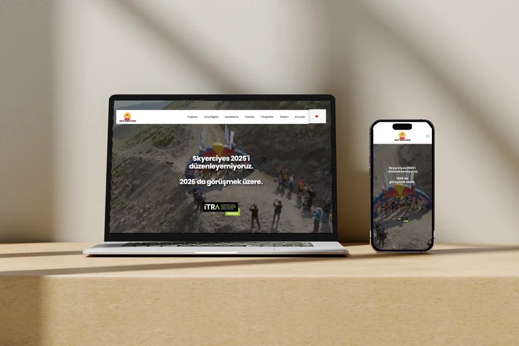 Sky Erciyes web sitesi tasarımı